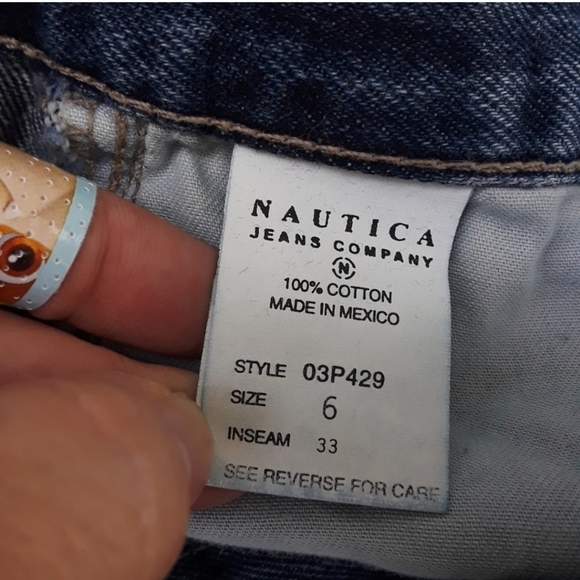 Nautica cut off denim shorts size 6 - Picture 9 of 11